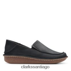 Clarks fun ny go clarks cuero negro ZHDD044037 mujer cuero negro