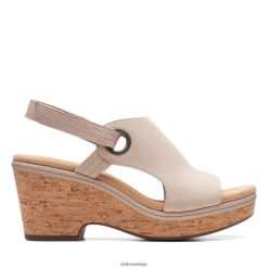 Clarks giselle sea clarks ante arena ZHDD043277 mujer gamuza arena