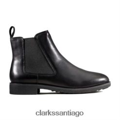 Clarks griff plaza clarks cuero negro ZHDD044199 unisexo cuero negro