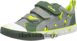 Clarks gris interés zorro lo o zapatillas clarks ZHDD04868 unisexo