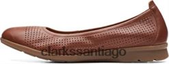 Clarks jenette facilidad bailarinas clarks metalizado para mujer ZHDD041927 mujer
