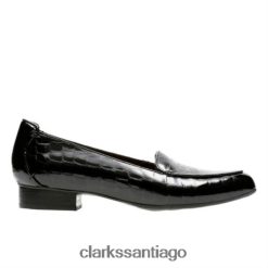 Clarks keesha luca clarks charol negro/cocodrilo ZHDD044063 unisexo charol negro/cocodrilo