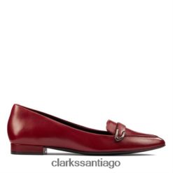Clarks laina 15 hebilla clarks vino cuero ZHDD043917 mujer cuero vino