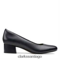 Clarks marilyn leah clarks cuero negro ZHDD043967 mujer cuero negro