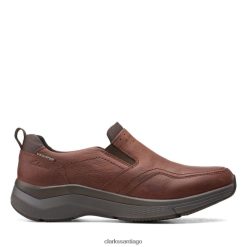 Clarks marrón aceitoso clarks wave 20 borde marrón aceitoso ZHDD046731 hombres marrón aceitoso
