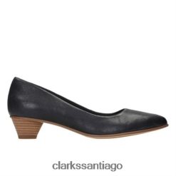 Clarks mena bloom clarks cuero negro ZHDD044047 mujer cuero negro