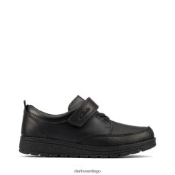 Clarks mendip tor kid cuero negro clarks cuero negro ZHDD045973 niños cuero negro