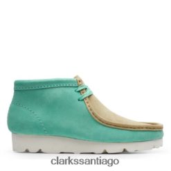 Clarks menta verde clarks wallabee gen ZHDD043960 mujer menta verde