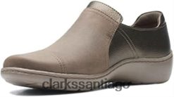 Clarks Merceditas clarks mary jane planas cora dahlia para mujer color topo combi ZHDD042661 mujer combinación color topo