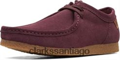 Clarks mocasín clarks shacre ii run de ante burdeos para hombre ZHDD041915 hombres ante burdeos