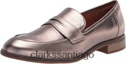 Clarks mocasín clarks trish rose sintético metalizado para mujer ZHDD042492 mujer