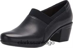 Clarks mocasín emslie summit para mujer clarks combinación textil de cuero azul marino ZHDD041509 mujer combi textil cuero marino