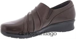 Clarks Mocasín Hope Roxanne Mujer Clarks Cuero Marrón ZHDD04237 mujer