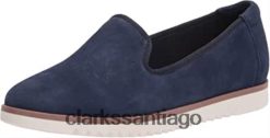 Clarks mocasín serena brynn mujer plano ante azul marino clarks ZHDD041806 mujer