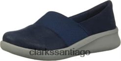 Clarks mocasín sillian 20 moon mujer clarks azul marino sintético ZHDD041765 mujer