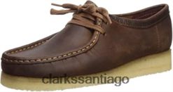 Clarks mocasín wallabee para mujer clarks beeswax ZHDD04215 mujer cera de abejas