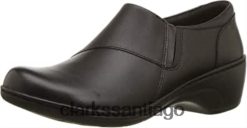 Clarks mocasines channing fiona mujer clarks cuero negro ZHDD041423 mujer cuero negro