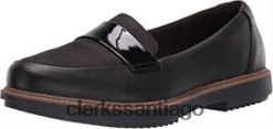 Clarks Mocasines clarks raisie arlie de cuero negro combinado textil para mujer ZHDD041425 mujer combi textil cuero negro