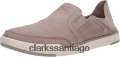 Clarks Mocasines Clarks Sand Canvas para hombre Step Isle Row ZHDD042545 hombres lona de arena