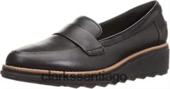 Clarks Mocasines clarks sharon gracie negros suaves para mujer ZHDD041961 mujer negro suave