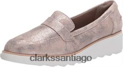 Clarks mocasines clarks sharon gracie pen ny de gamuza peltre para mujer ZHDD042968 mujer gamuza peltre