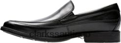Clarks Mocasines clarks tilden free de cuero negro para hombre ZHDD041795 hombres cuero negro