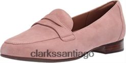 Clarks mocasines clarks un blush go pen ny de gamuza rosa para mujer ZHDD042704 mujer gamuza rosa