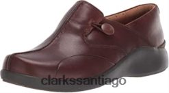 Clarks Mocasines clarks unloop 2 walk de cuero tostado oscuro para mujer ZHDD042808 mujer cuero bronceado oscuro