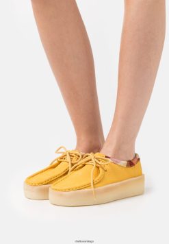 Clarks mocasines clarks wallabee cup amarillos ZHDD046947 unisexo amarillo