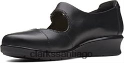 Clarks mocasines henley esperanza mujer clarks negro ZHDD04597 mujer cuero negro