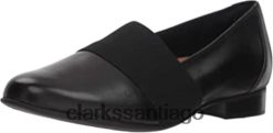 Clarks mocasines un blush lo para mujer de cuero negro clarks ZHDD04342 mujer cuero negro