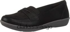 Clarks mujer 26137762 ayla form clarks nobuck sintético negro ZHDD041909 mujer nubuck sintético negro