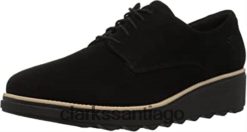 Clarks mujer sharon noel oxford clarks nubuck negro ZHDD041213 mujer nubuck negro