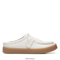 Clarks mula barleigh de cuero blanco roto clarks de cuero blanco roto ZHDD045030 mujer cuero blanco roto
