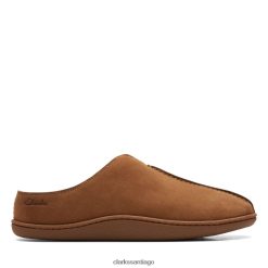Clarks mula casera de gamuza marrón clarks gamuza marrón ZHDD045599 hombres gamuza color canela