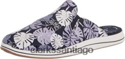 Clarks Mule Breeze Shore para mujer Clarks Lavender Combi Canvas ZHDD041975 mujer lienzo combinado lavanda