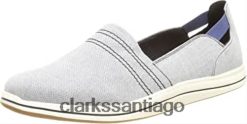 Clarks Mule clarks denim brinkley step para mujer ZHDD042537 mujer mezclilla