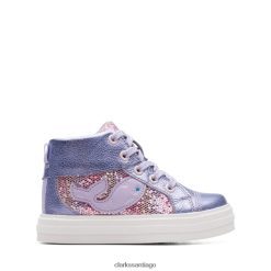 Clarks nova city niño cuero lila clarks cuero lila ZHDD045725 niños cuero lila