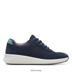 Clarks nubuck azul marino un rio sprint nubuck azul marino clarks ZHDD046484 mujer nubuck azul marino