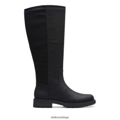 Clarks opal g bajo cuero negro clarks cuero negro ZHDD046151 mujer cuero negro