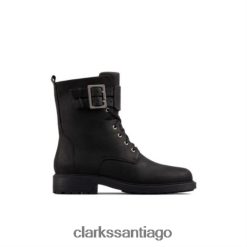 Clarks orinoco2 encaje clarks cuero negro ZHDD044109 unisexo cuero negro