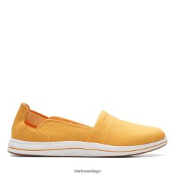 Clarks paso de brisa clarks amarillo ZHDD046531 mujer amarillo