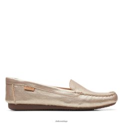 Clarks pecas caminar clarks champagne lea ZHDD043221 mujer champaña