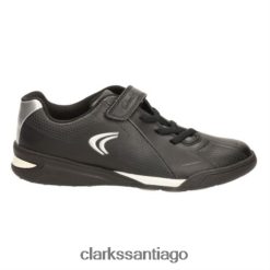 Clarks premio negro salto jnr f fit clarks ZHDD044924 niños negro