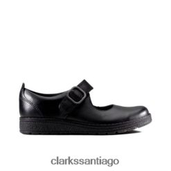 Clarks punto mendip negro inf g fit clarks ZHDD044660 niños negro