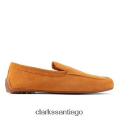 Clarks reazor liso clarks ante naranja ZHDD044405 hombres gamuza naranja