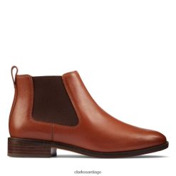 Clarks ria chelsea cuero tostado clarks cuero tostado ZHDD046495 unisexo cuero marrón