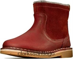 Clarks rojo rojo oscuro rojo oscuro botas chelsea clarks comet frost t para niña ZHDD041024 niños rojo rojo oscuro rojo oscuro