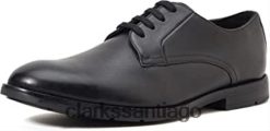 Clarks ronnie walk derbys clarks hombre negros ZHDD04917 hombres negro