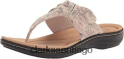 Clarks sand clarks sandalia plana laurieann rae para mujer ZHDD042136 mujer
